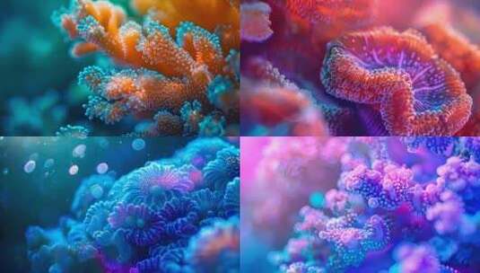美丽的珊瑚高清在线视频素材下载