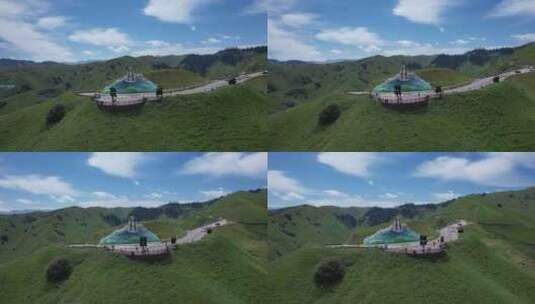 新疆那拉提景色高清在线视频素材下载