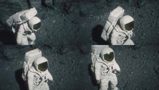 月球上的宇航员2高清在线视频素材下载