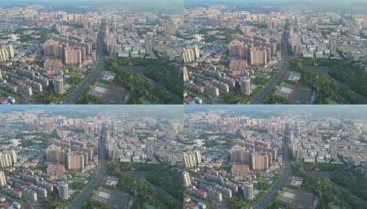 衡阳城区航拍高清在线视频素材下载
