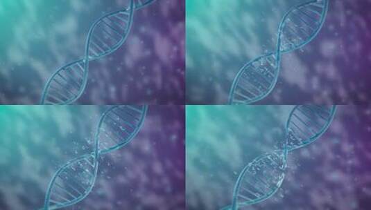 DNA基因粒子高清在线视频素材下载