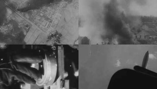 日本侵略者轰炸城市高清在线视频素材下载