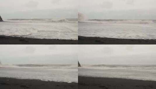 Reynisdrangar Beach，高清在线视频素材下载