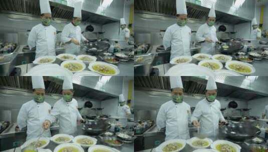 厨房厨师做饭高清在线视频素材下载