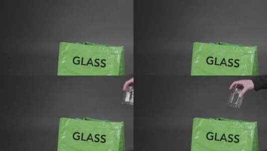 玻璃罐放在袋子里高清在线视频素材下载
