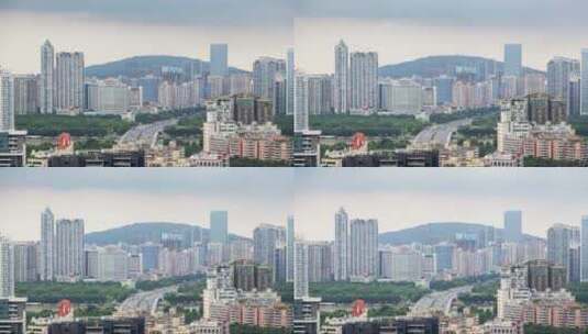 广州市对中国广东山丘的时间推移高清在线视频素材下载