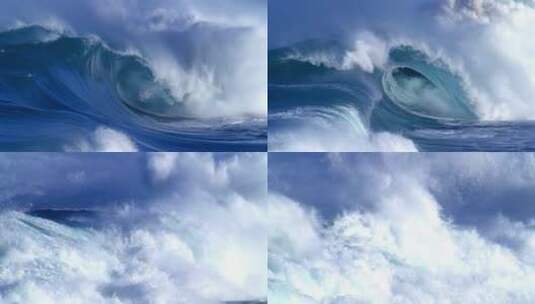 海浪翻滚2高清在线视频素材下载