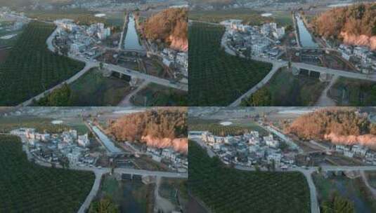 风车石桥云南滇缅公路上的灵官桥远景高清在线视频素材下载