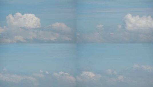 天空云朵延时蓝天白云唯美风景云卷云舒变化高清在线视频素材下载