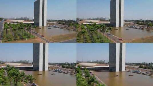 巴西利亚国会大厦高清在线视频素材下载