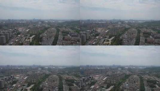 浙江杭州城市建设航拍高清在线视频素材下载