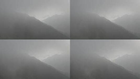深山里的雾高清在线视频素材下载