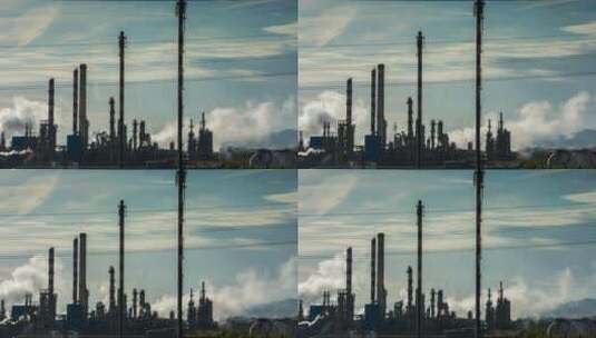 石油化工厂高清在线视频素材下载