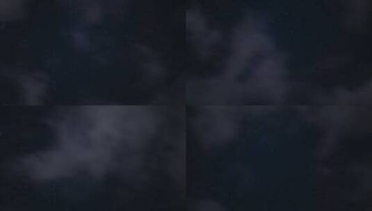 夜空上的星云延时高清在线视频素材下载