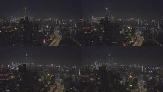 【4K-dlog】南浦大桥夜景交通实拍高清在线视频素材下载