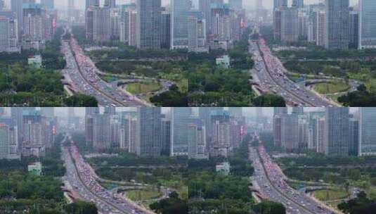 广州道路交通高清在线视频素材下载