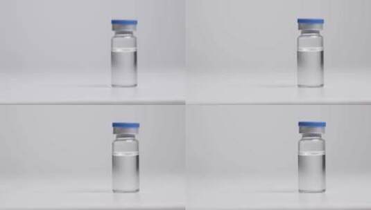 追踪镜头在手拿走半透明液体小瓶之前接近它高清在线视频素材下载
