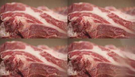 高档牛肉牛排牛肋条高清在线视频素材下载