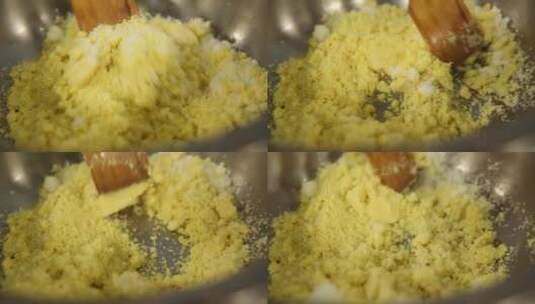 制作豌豆沙豌豆黄高清在线视频素材下载
