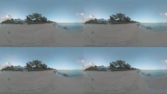 360VR中美丽的海岸线高清在线视频素材下载