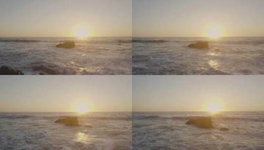 海洋上的日出高清在线视频素材下载