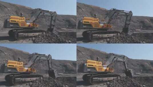 煤矿的开采高清在线视频素材下载