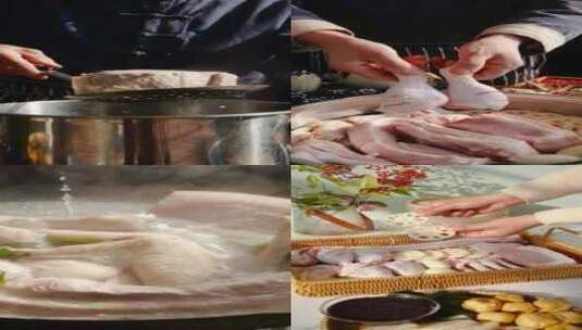 卤猪肉 卤鸭 卤鸡腿 卤菜素材高清在线视频素材下载
