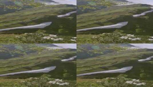 冰雪融化后的山脉高清在线视频素材下载
