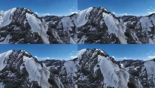 新疆天山雪山高清在线视频素材下载