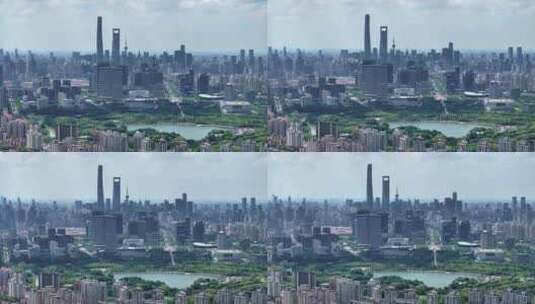 上海航拍 陆家嘴 城市局部 城市特写高清在线视频素材下载