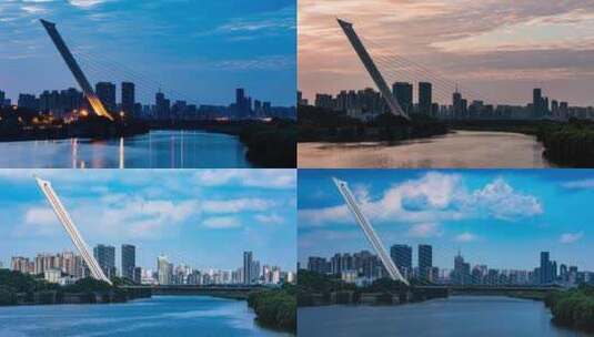 长沙市洪山桥高清在线视频素材下载