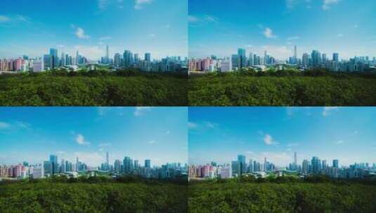 深圳城市中心高楼大厦CBD高清在线视频素材下载