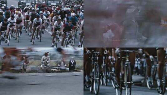 自行车越野赛 1964年奥运会高清在线视频素材下载