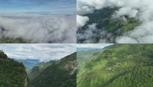 云南山川空镜航拍高清在线视频素材下载