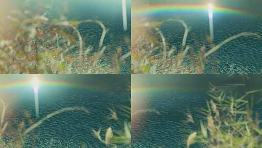 江面上的最美的梦幻镜头炫光高清在线视频素材下载