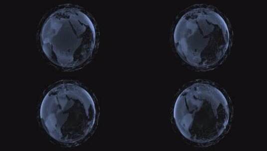 地球科技地球大数据智慧地球数字地球4高清AE视频素材下载