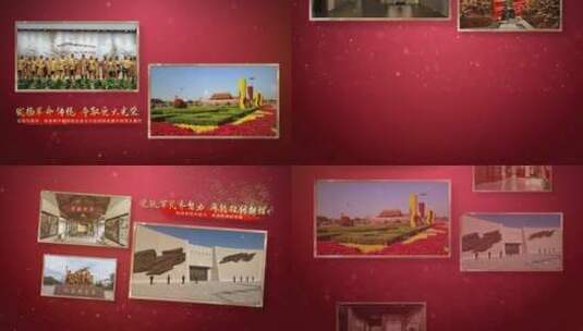 八一建军节节日图文宣传展示高清AE视频素材下载
