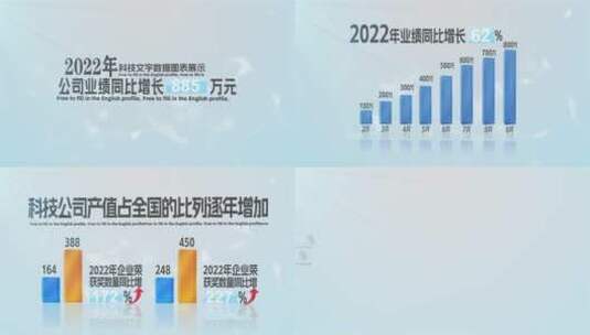 科技数据图表模板高清AE视频素材下载