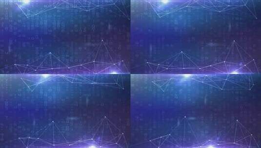 用数字数字连接的网络线路高清在线视频素材下载