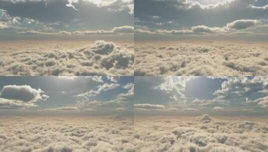 在云端的梦境中飞翔高清在线视频素材下载