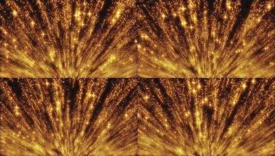 金色流动的粒子高清在线视频素材下载