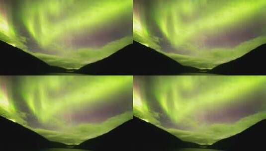 北极光景观延时拍摄镜头高清在线视频素材下载