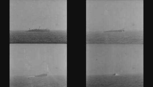 轰炸船只测试空战高清在线视频素材下载