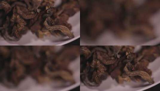 榛蘑小鸡炖蘑菇东北特产高清在线视频素材下载