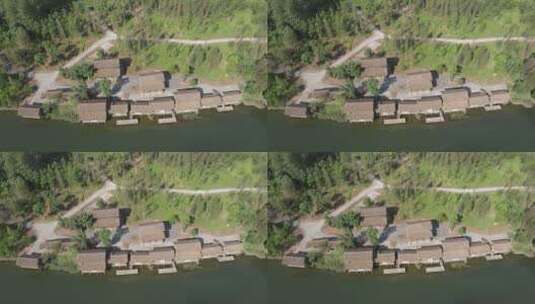 祖国青山湖泊自然风光高清在线视频素材下载