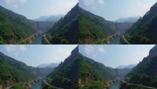 湖南郴州东江湖水库大坝高清在线视频素材下载