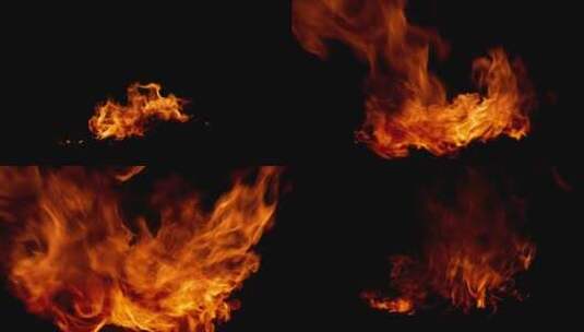 大火 火灾 着火 森林大火 火元素 火焰特效高清在线视频素材下载