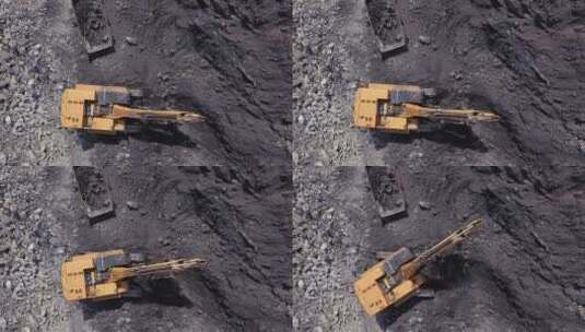 煤矿的开采高清在线视频素材下载