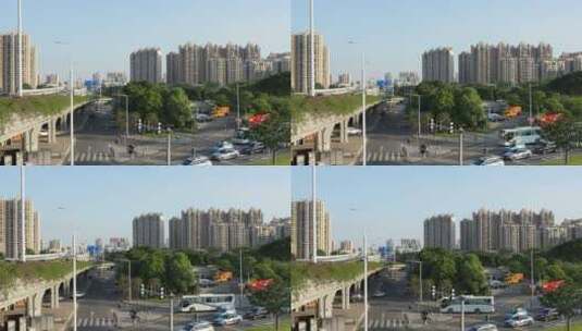 广州城市交通高清在线视频素材下载