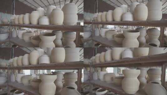 陶瓷半成品高清在线视频素材下载